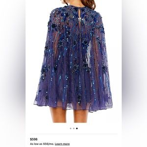 Elegant Blue Sequin Embellished Women's Top